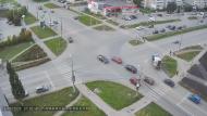 Онлайн камера: Перекресток Октябрьская - Суворова | Каменск-Уральский