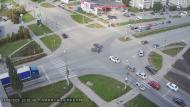 Онлайн камера: Перекресток Октябрьская - Суворова | Каменск-Уральский
