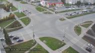 Онлайн камера: Перекресток Октябрьская - Суворова | Каменск-Уральский