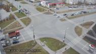 Онлайн камера: Перекресток Октябрьская - Суворова | Каменск-Уральский