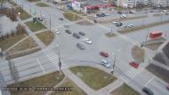 Онлайн камера: Перекресток Октябрьская - Суворова | Каменск-Уральский