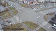 Онлайн камера: Перекресток Октябрьская - Суворова | Каменск-Уральский