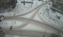 Онлайн камера: Перекресток Добролюбова - Победы | Каменск-Уральский