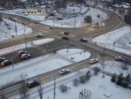 Онлайн камера: Перекресток Суворова - 4 Пятилетки | Каменск-Уральский