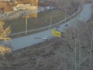 Онлайн камера: ул. Суворова (подъем от Байновского моста) | Каменск-Уральский