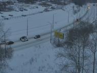 Онлайн камера: ул. Суворова (подъем от Байновского моста) | Каменск-Уральский