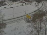 Онлайн камера: ул. Суворова (подъем от Байновского моста) | Каменск-Уральский