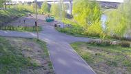 Онлайн камера: Парк Набережная 3 - ЖД мост | Каменск-Уральский
