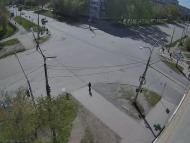Онлайн камера: Перекресток Калинина-Каменская | Каменск-Уральский
