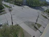 Онлайн камера: Перекресток Калинина-Каменская | Каменск-Уральский