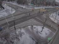 Онлайн камера: Перекресток Калинина-Каменская | Каменск-Уральский