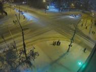 Онлайн камера: Перекресток Калинина-Каменская | Каменск-Уральский