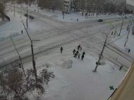 Онлайн камера: Перекресток Калинина-Каменская | Каменск-Уральский