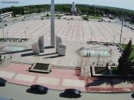 Онлайн камера: Площадь Ленинского Комсомола - Фонтан | Каменск-Уральский