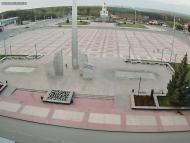 Онлайн камера: Площадь Ленинского Комсомола - Фонтан | Каменск-Уральский