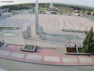 Онлайн камера: Площадь Ленинского Комсомола - Фонтан | Каменск-Уральский