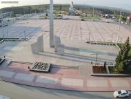 Онлайн камера: Площадь Ленинского Комсомола - Фонтан | Каменск-Уральский