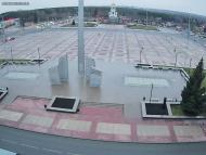 Онлайн камера: Площадь Ленинского Комсомола - Фонтан | Каменск-Уральский