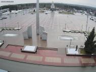 Онлайн камера: Площадь Ленинского Комсомола - Фонтан | Каменск-Уральский