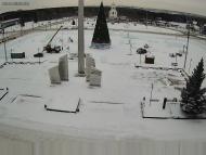 Онлайн камера: Площадь Ленинского Комсомола - Фонтан | Каменск-Уральский