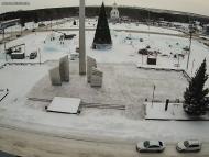 Онлайн камера: Площадь Ленинского Комсомола - Фонтан | Каменск-Уральский