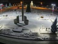 Онлайн камера: Площадь Ленинского Комсомола - Фонтан | Каменск-Уральский