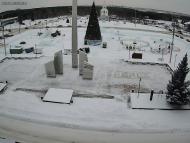 Онлайн камера: Площадь Ленинского Комсомола - Фонтан | Каменск-Уральский