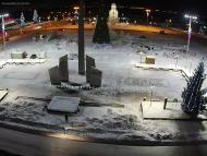 Онлайн камера: Площадь Ленинского Комсомола - Фонтан | Каменск-Уральский