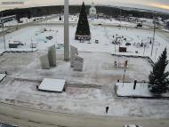 Онлайн камера: Площадь Ленинского Комсомола - Фонтан | Каменск-Уральский