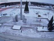 Онлайн камера: Площадь Ленинского Комсомола - Фонтан | Каменск-Уральский