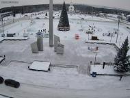 Онлайн камера: Площадь Ленинского Комсомола - Фонтан | Каменск-Уральский