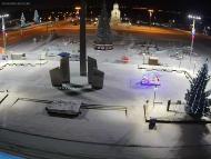 Онлайн камера: Площадь Ленинского Комсомола - Фонтан | Каменск-Уральский