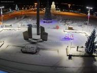 Онлайн камера: Площадь Ленинского Комсомола - Фонтан | Каменск-Уральский