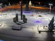 Онлайн камера: Площадь Ленинского Комсомола - Фонтан | Каменск-Уральский