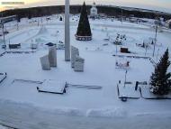 Онлайн камера: Площадь Ленинского Комсомола - Фонтан | Каменск-Уральский