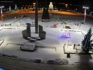 Онлайн камера: Площадь Ленинского Комсомола - Фонтан | Каменск-Уральский