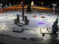 Онлайн камера: Площадь Ленинского Комсомола - Фонтан | Каменск-Уральский