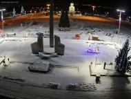 Онлайн камера: Площадь Ленинского Комсомола - Фонтан | Каменск-Уральский