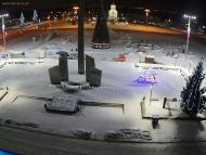 Онлайн камера: Площадь Ленинского Комсомола - Фонтан | Каменск-Уральский