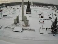 Онлайн камера: Площадь Ленинского Комсомола - Фонтан | Каменск-Уральский