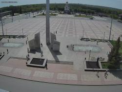 Онлайн камера: Площадь Ленинского Комсомола - Фонтан | Каменск-Уральский