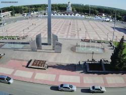 Онлайн камера: Площадь Ленинского Комсомола - Фонтан | Каменск-Уральский