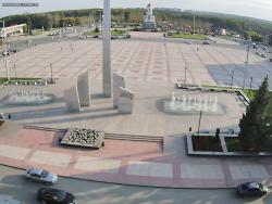 Онлайн камера: Площадь Ленинского Комсомола - Фонтан | Каменск-Уральский